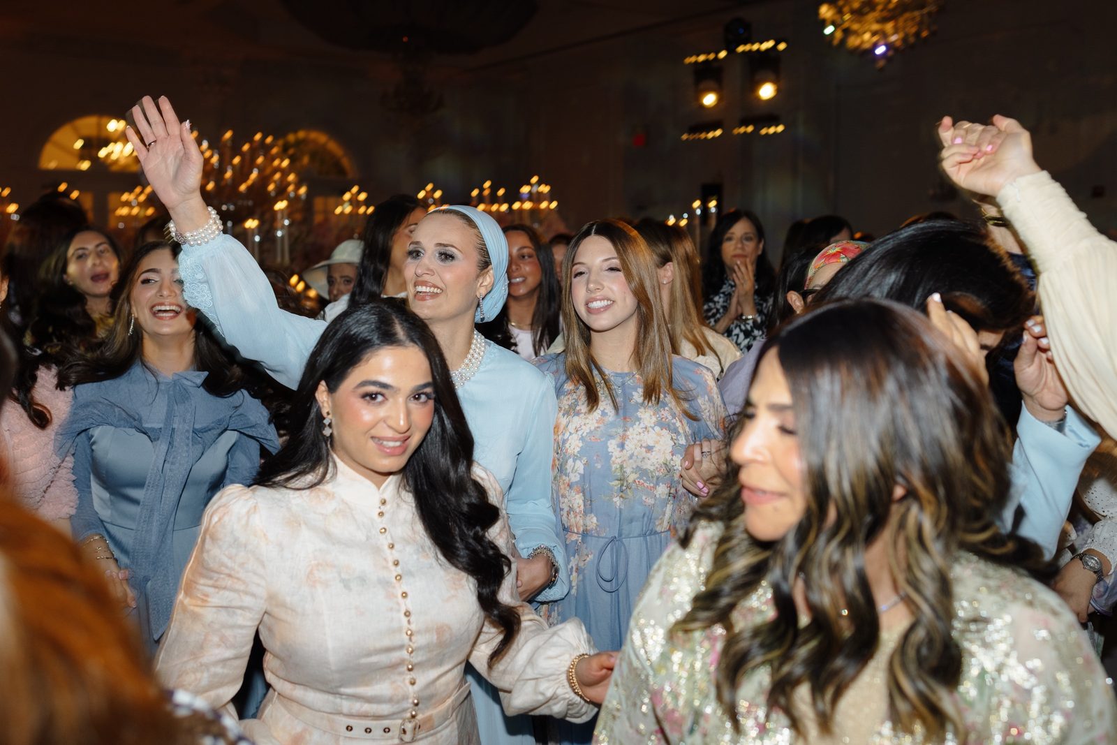 Adina dancing with her friends