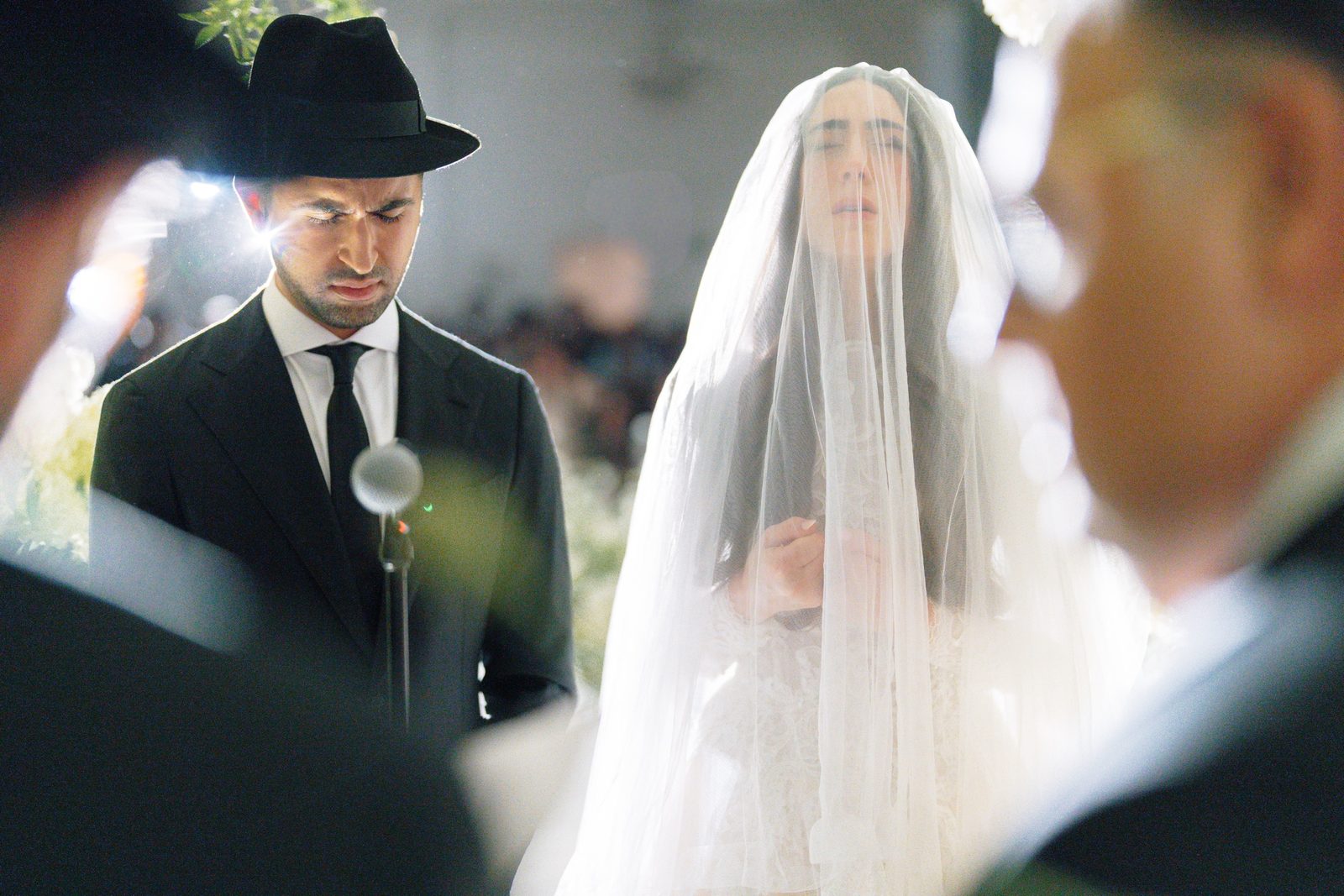 Adina and David under the chuppah