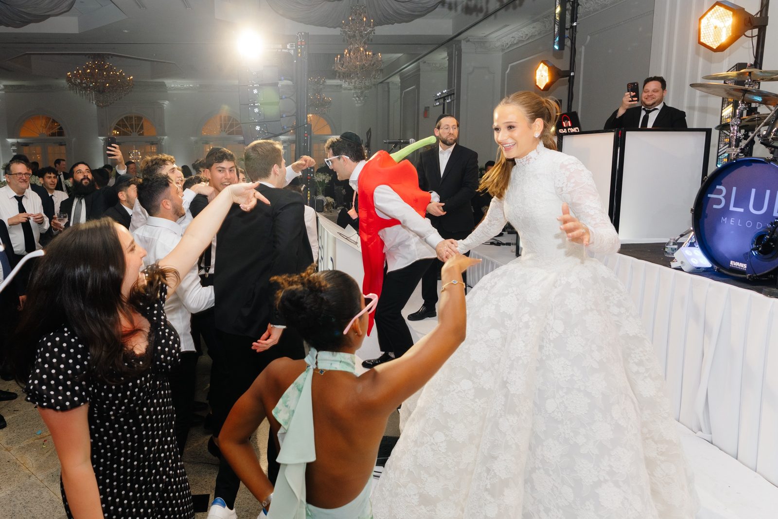 Atara dancing in the ballroom