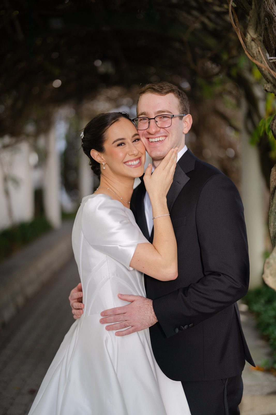 Kayla and Gabriel in the gardens