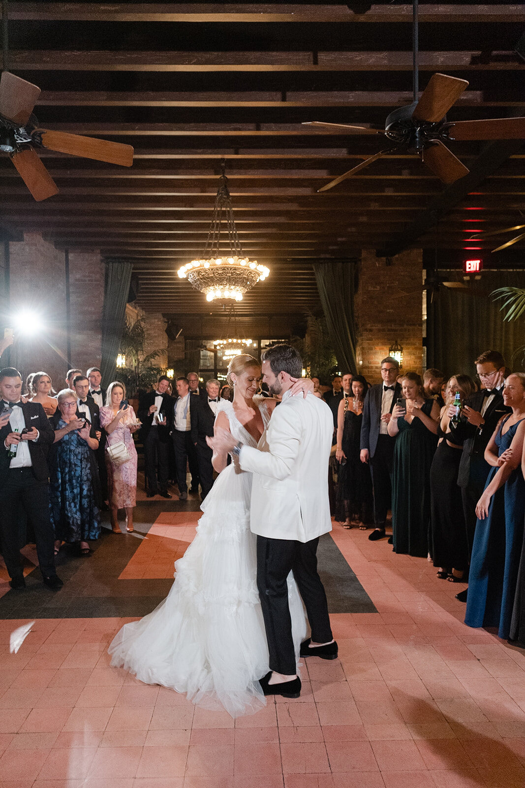 Kendall spins Ashley during their first dance