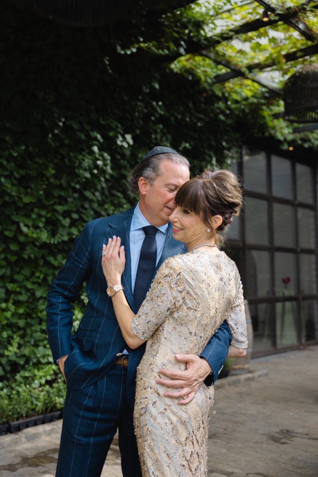 A parents’ embrace