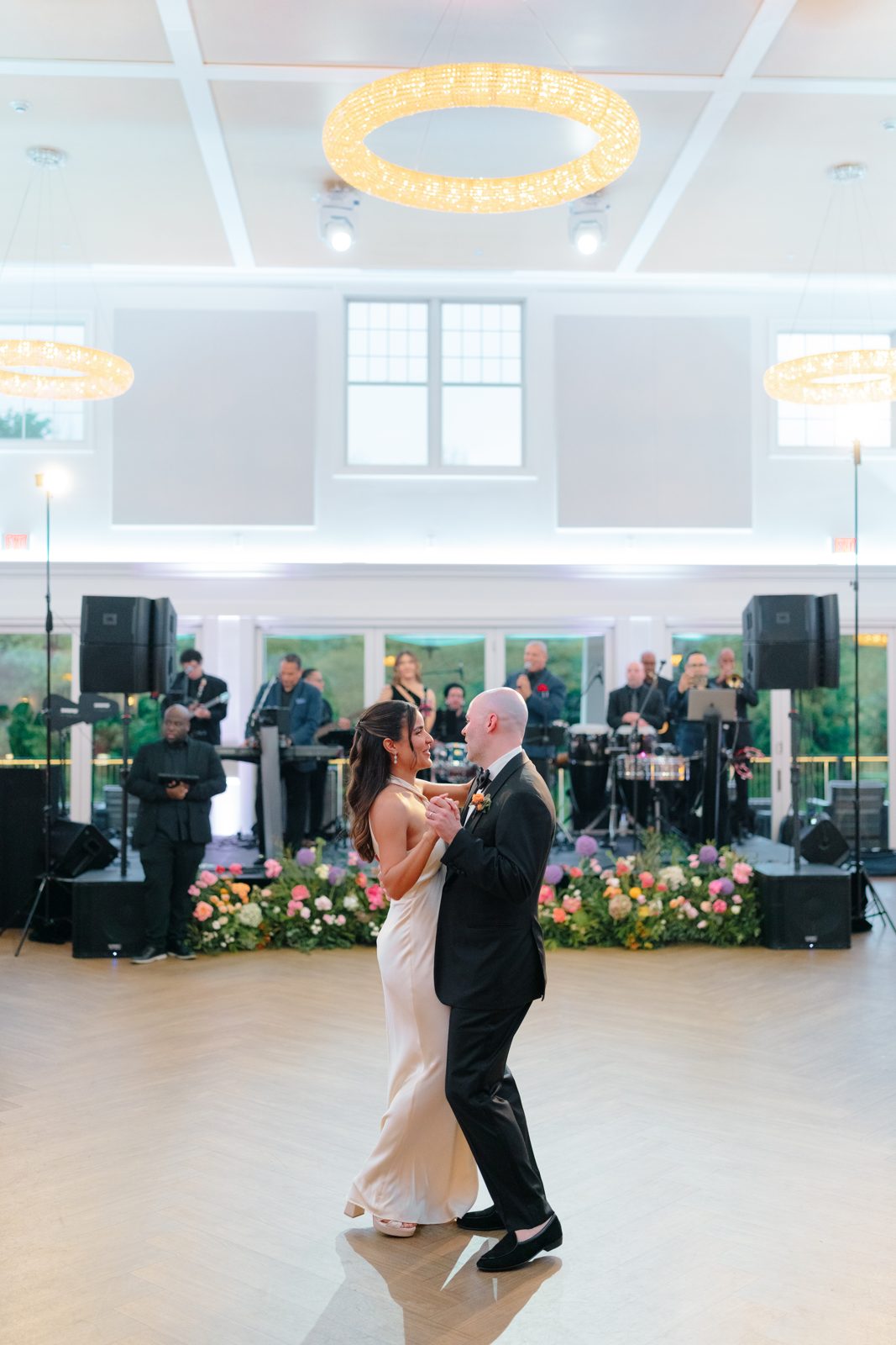 The reception at Dharma and Casey&rsquo;s Bear Brook Valley wedding