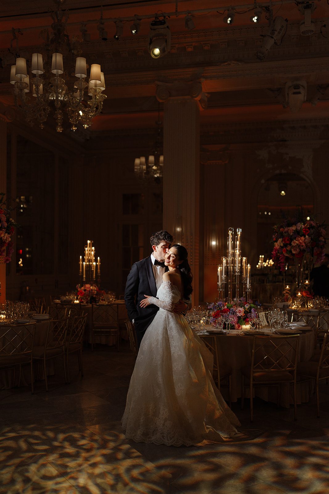 Dori and Ben in the Grand Ballroom of The Pierre