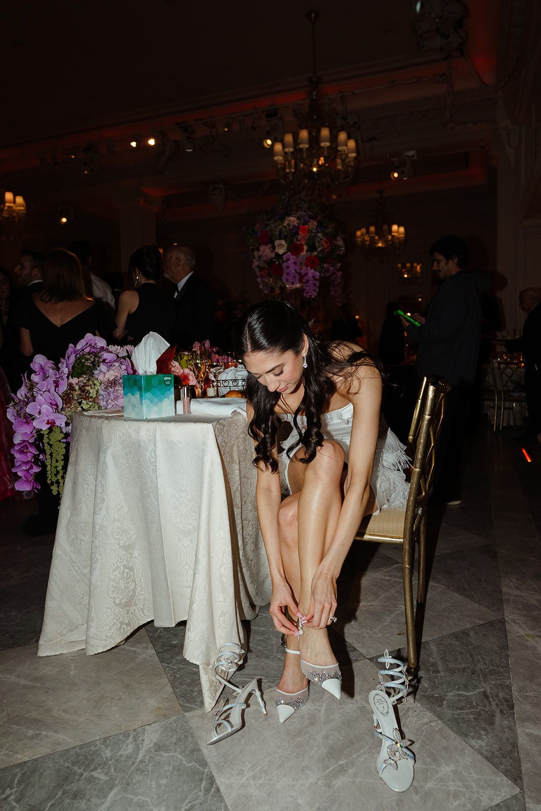 Dori swaps her heels for sneakers