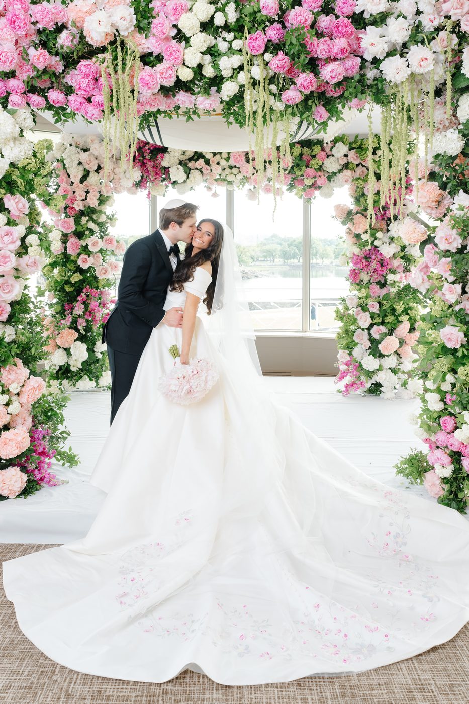 A Garden Party in Pink: Emma & Adam at Glen Island Harbour Club