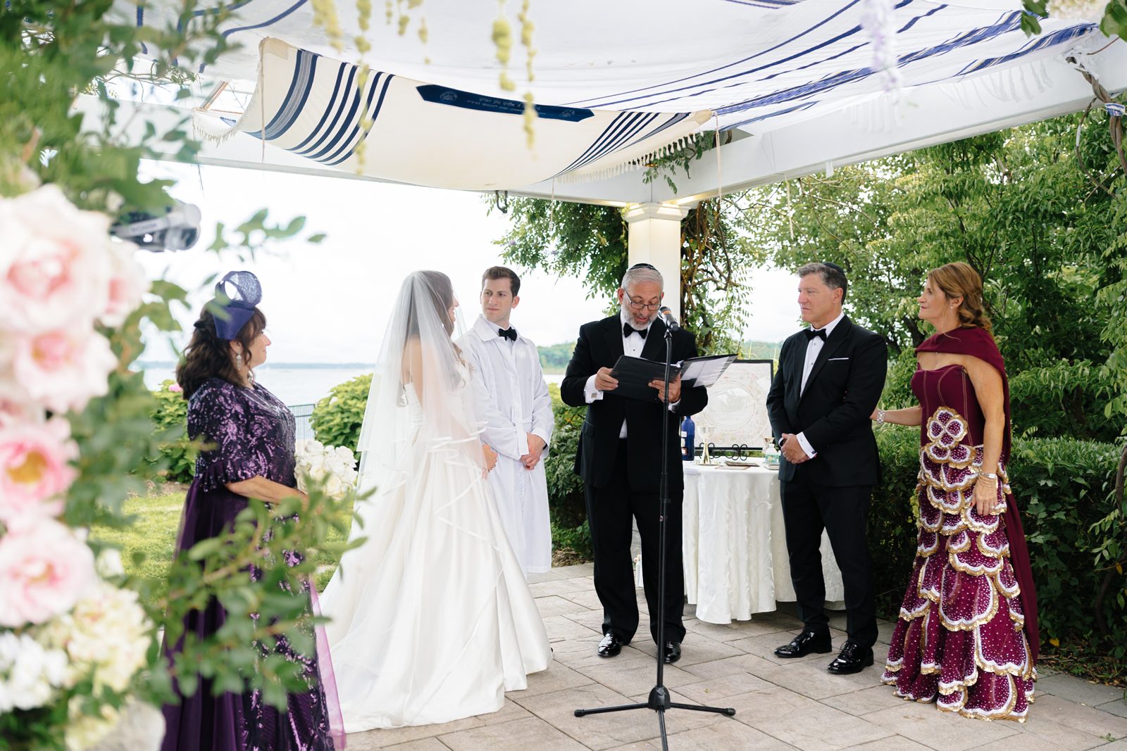 Bubbles over the recessional at Greentree Country Club, New Rochelle NY