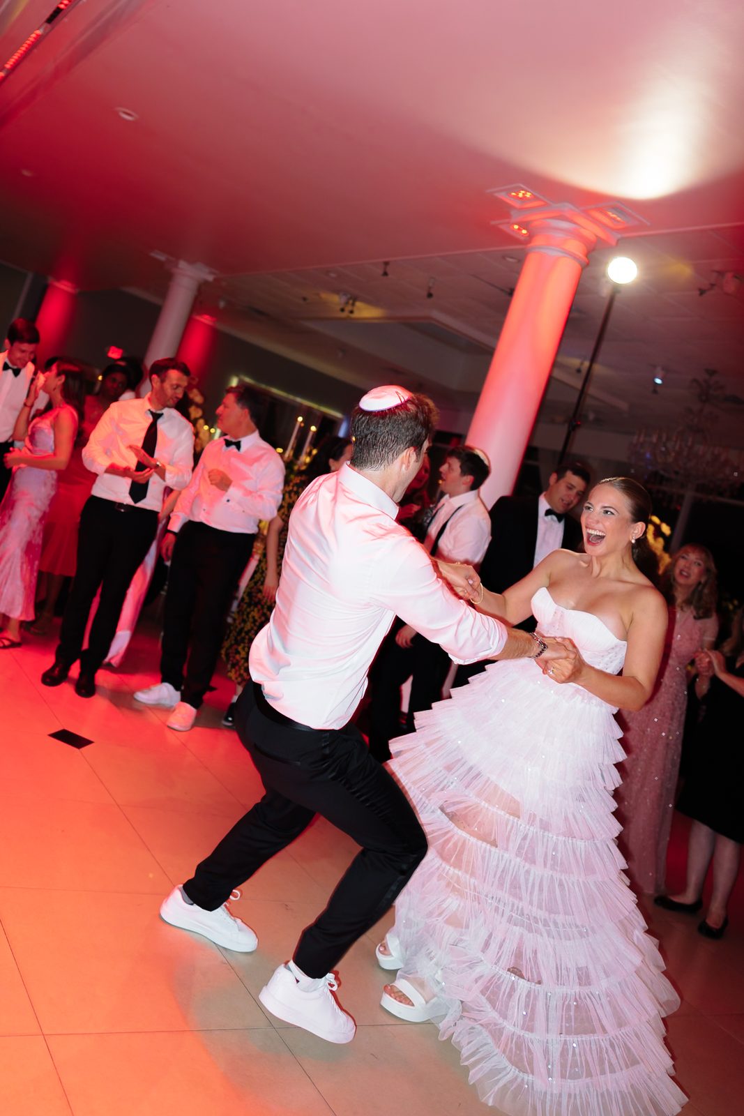 The dance floor during Jon&rsquo;s guitar performance