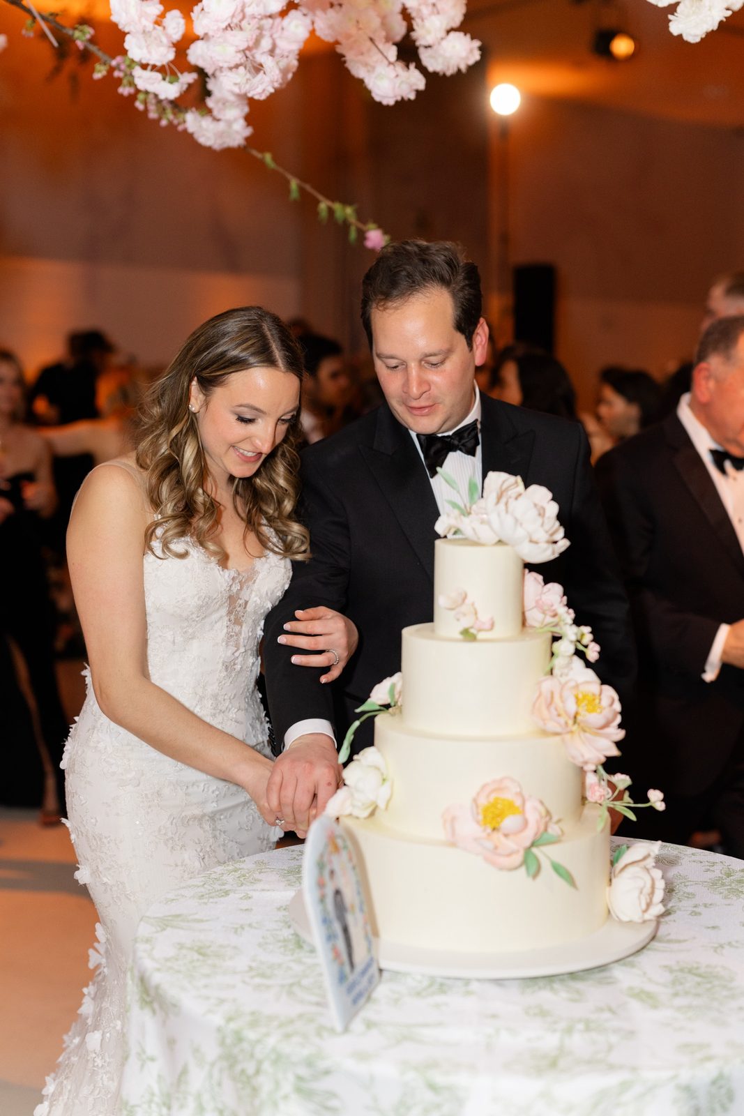 Cutting the cake
