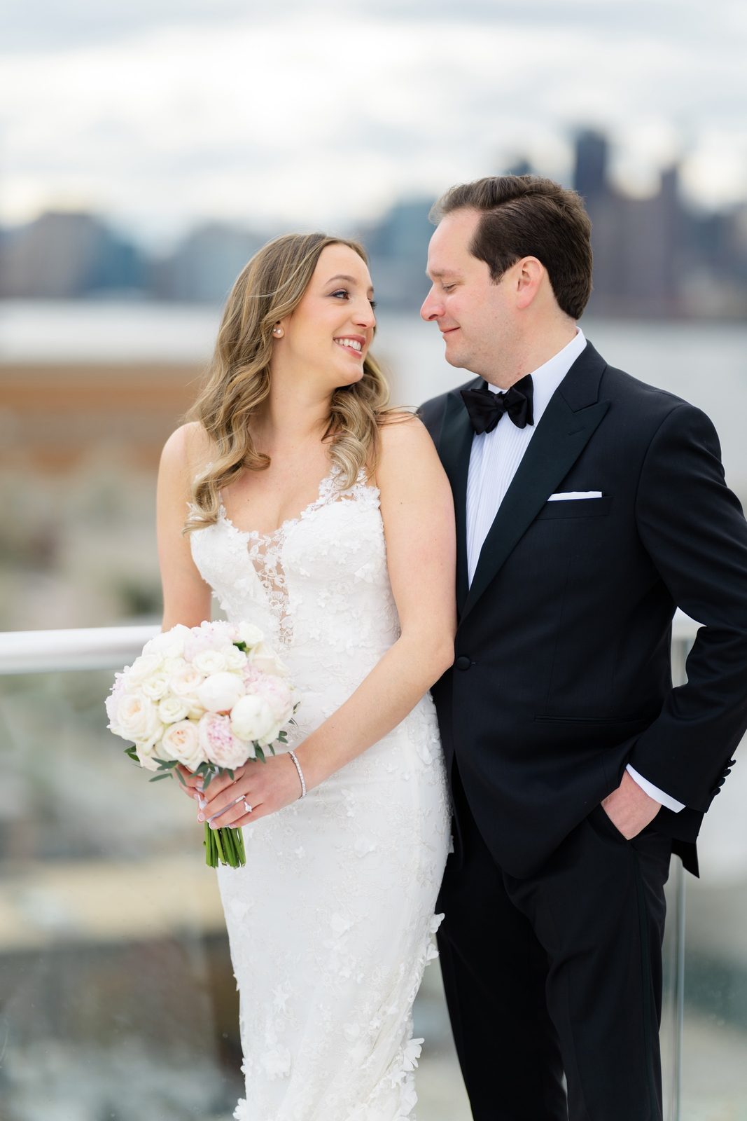 Amanda and Greg close, smiling