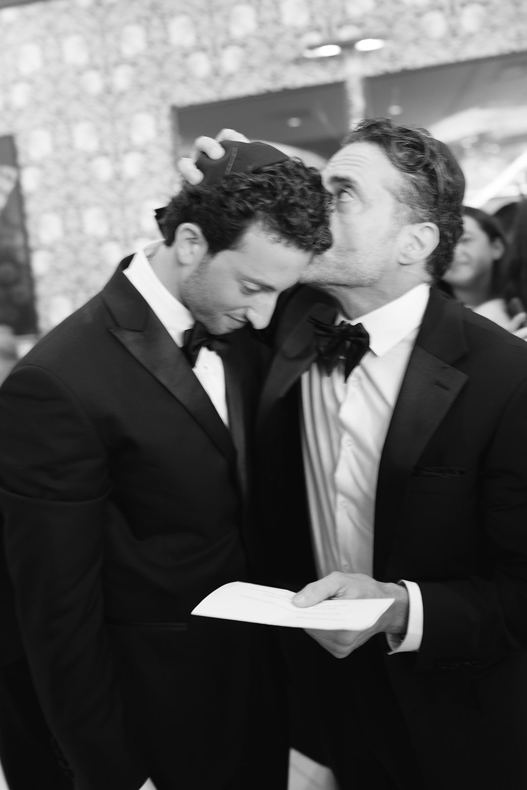 The bedeken and tisch at Rebecca and Phil’s wedding at The Lannin, moments of song and family