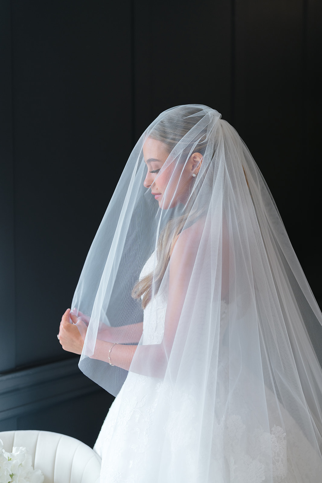 Rebecca and Phil during their couple session on their wedding day