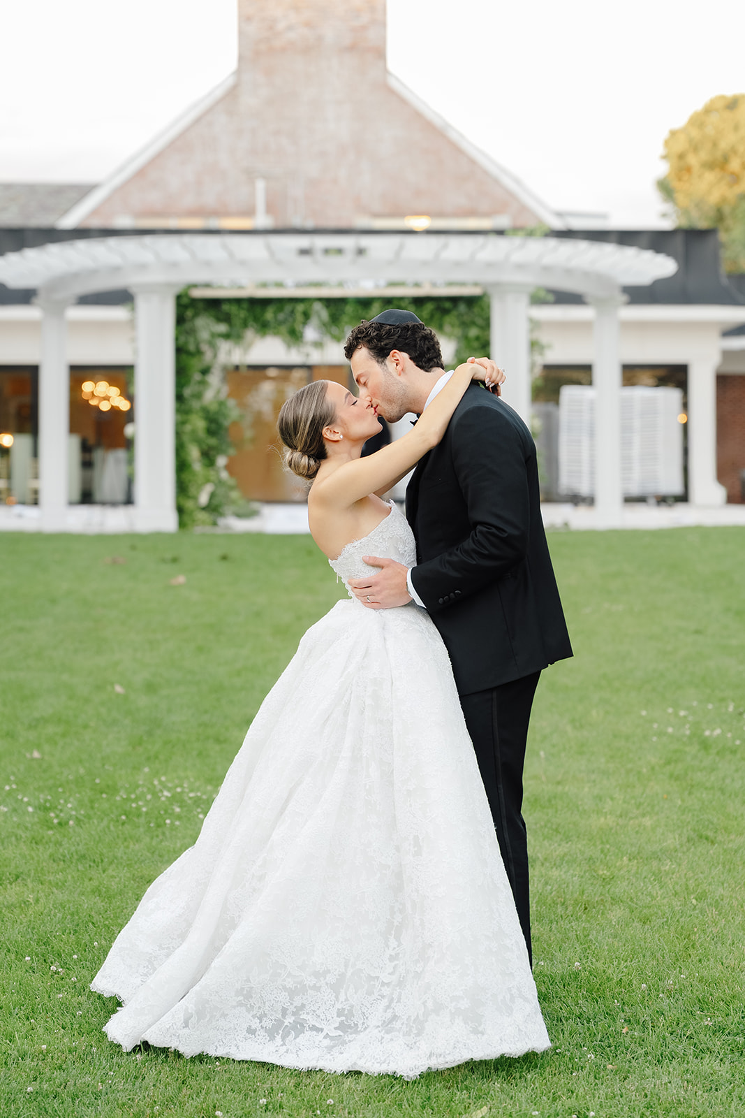 Rebecca and Phil during their couple session on their wedding day