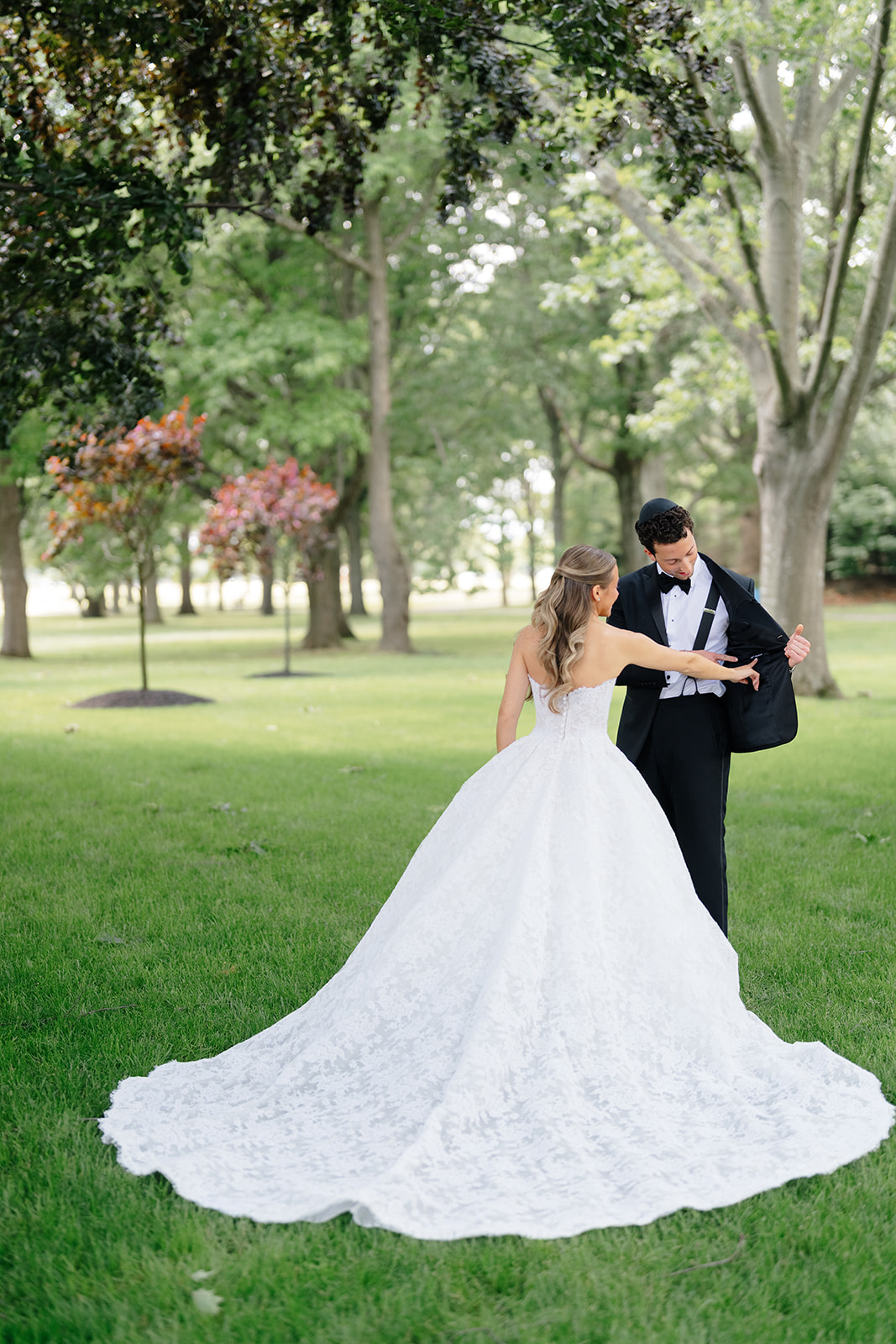 Rebecca and Phil during their couple session on their wedding day