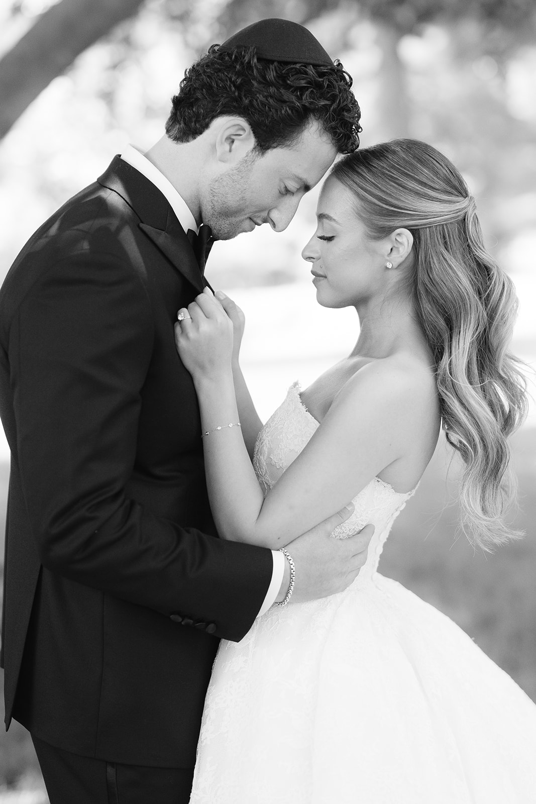 Rebecca and Phil during their couple session on their wedding day