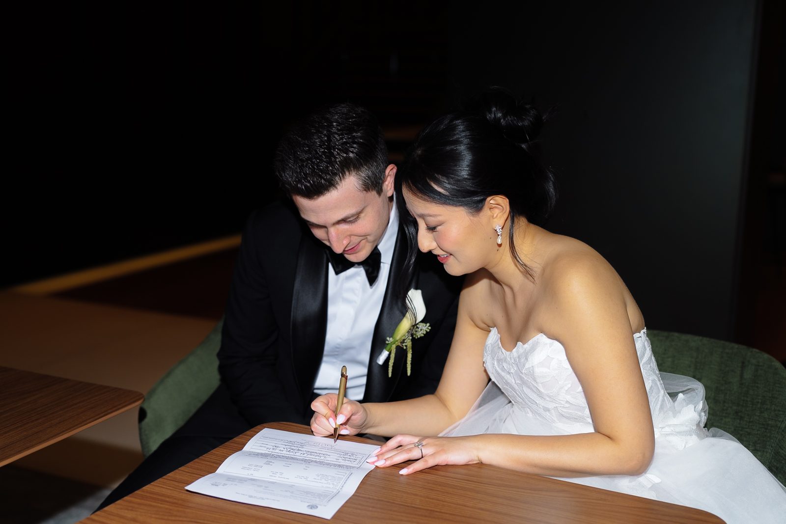 Rooftop garden ceremony at Le Jardin sur Madison, New York
