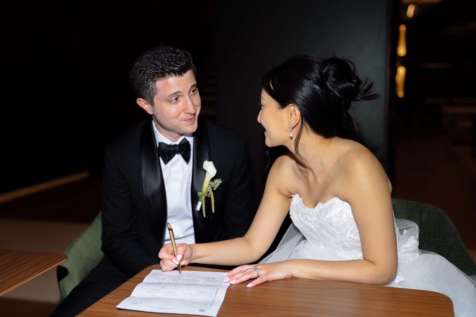 Rooftop garden ceremony at Le Jardin sur Madison, New York
