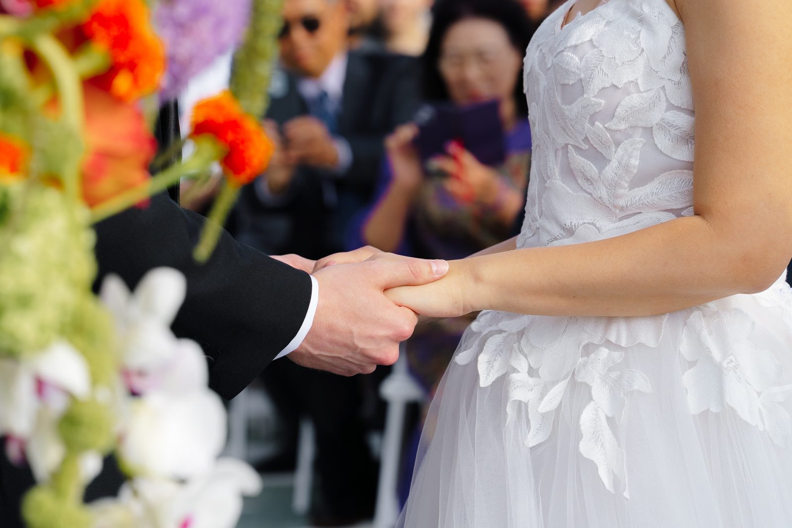 Rooftop garden ceremony at Le Jardin sur Madison, New York