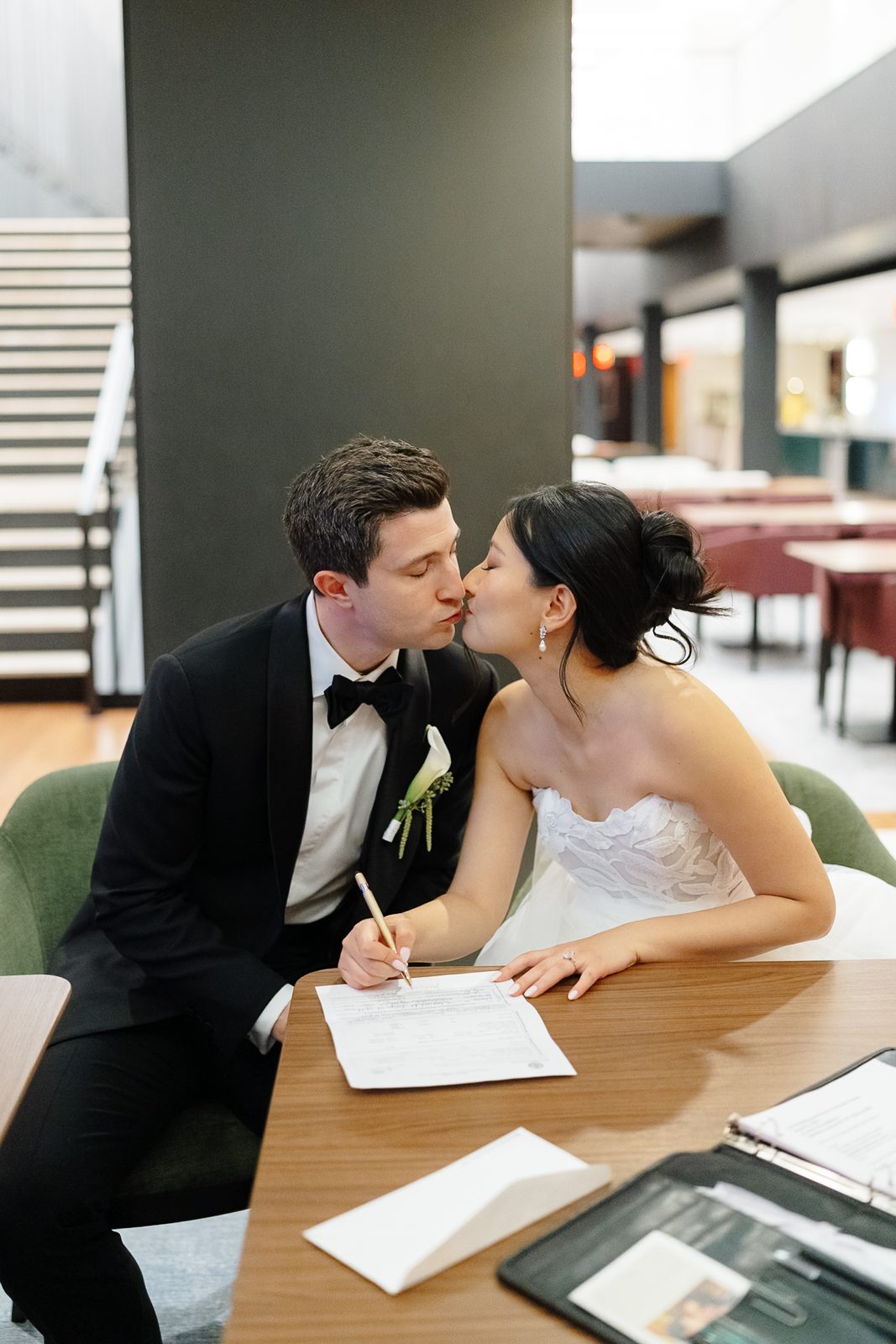 Rooftop garden ceremony at Le Jardin sur Madison, New York