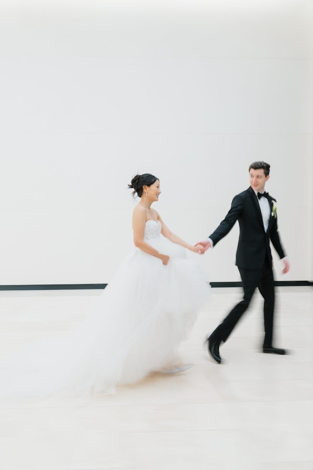 Bride and groom portraits in Madison Square Park and NoMad, New York City