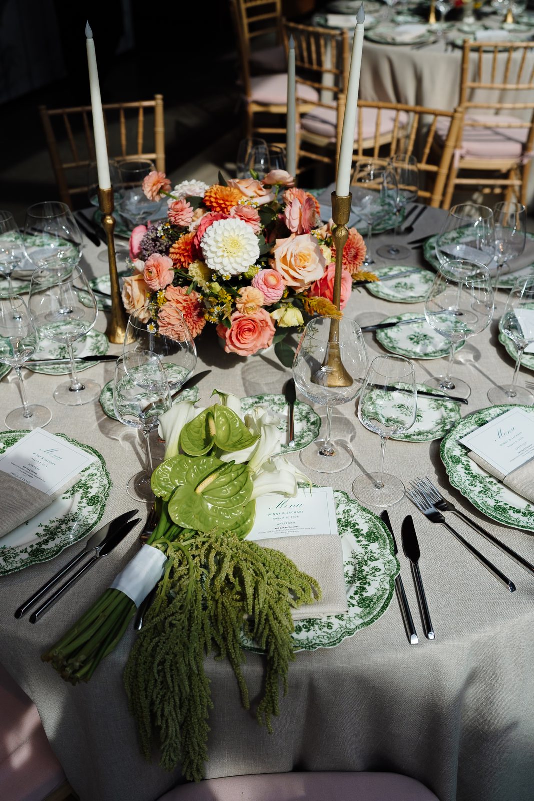 Wedding reception at Le Jardin sur Madison, New York