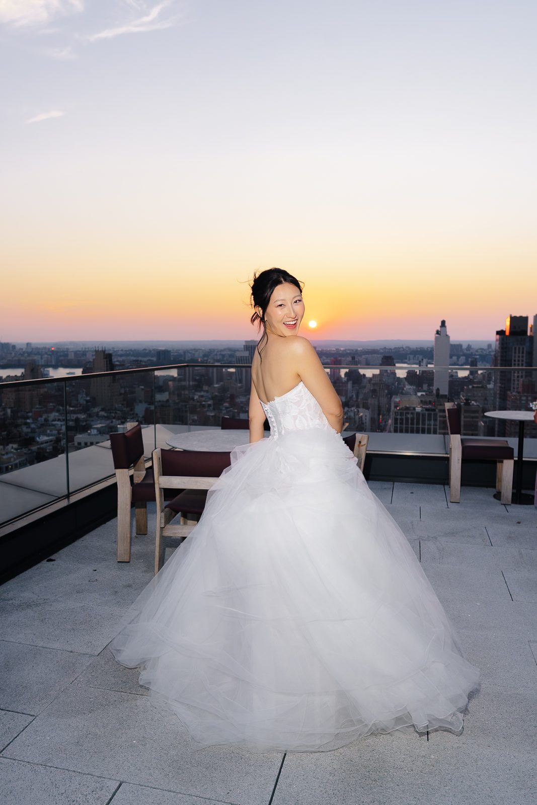 Wedding reception at Le Jardin sur Madison, New York