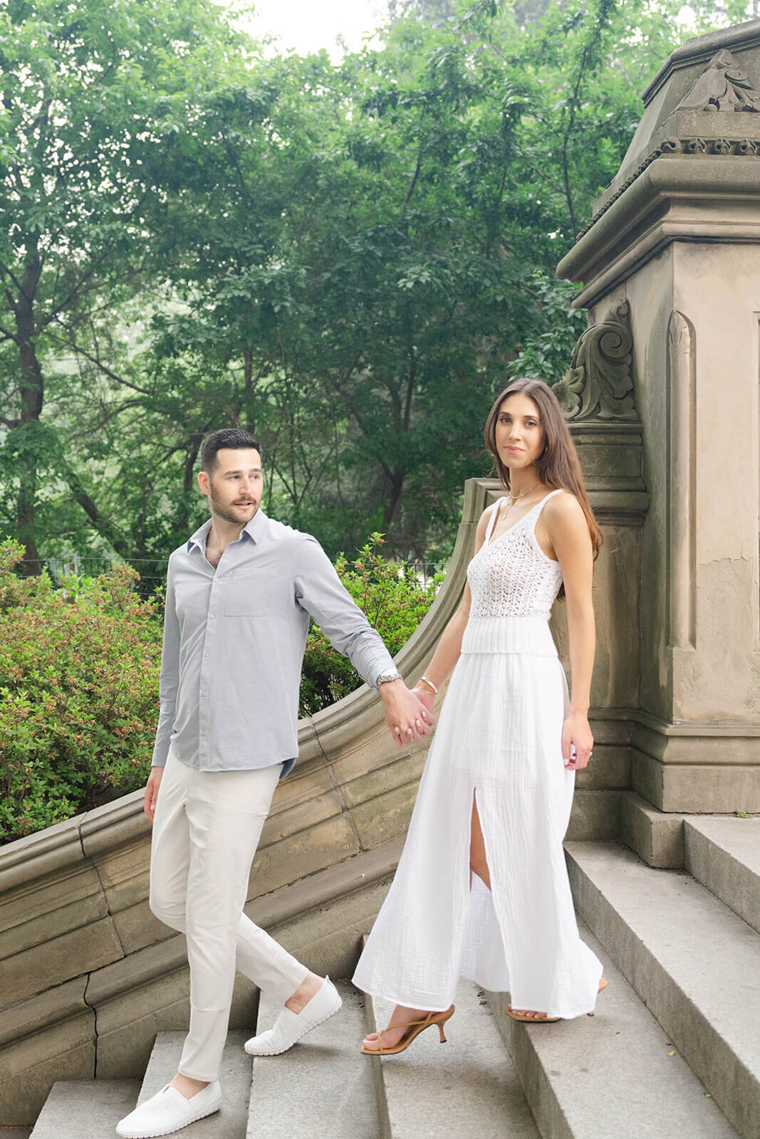 Engagement session in Central Park, New York City