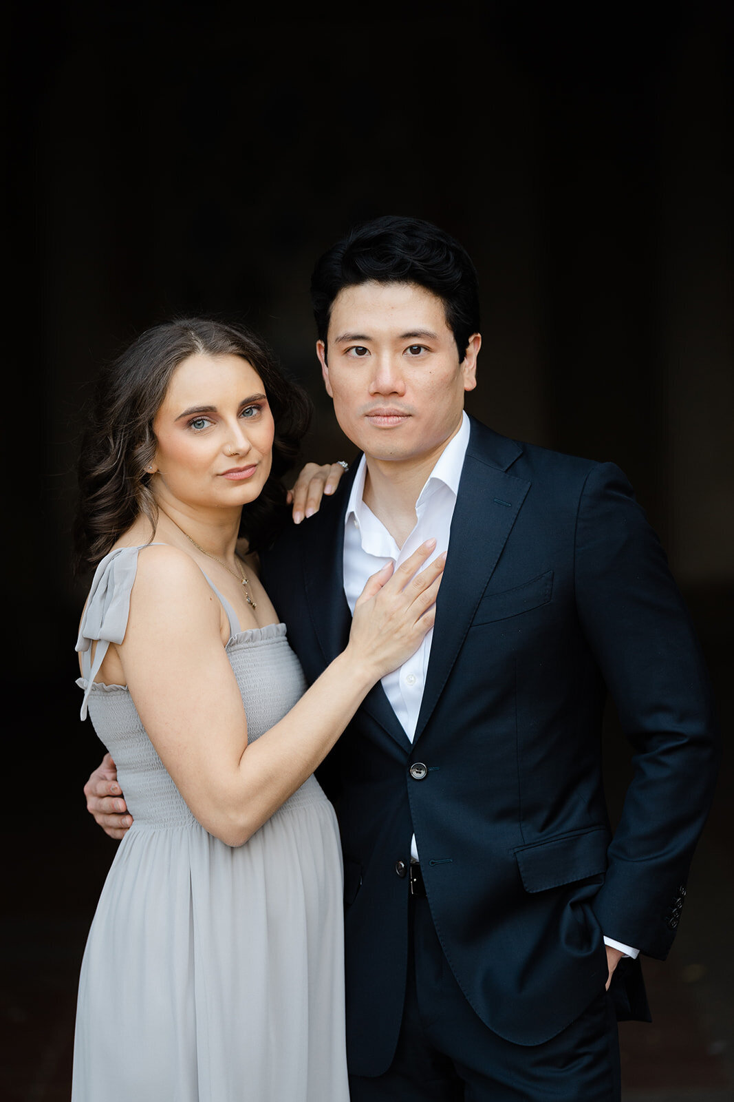 Sarah and John's Iconic Bethesda Arches Engagement